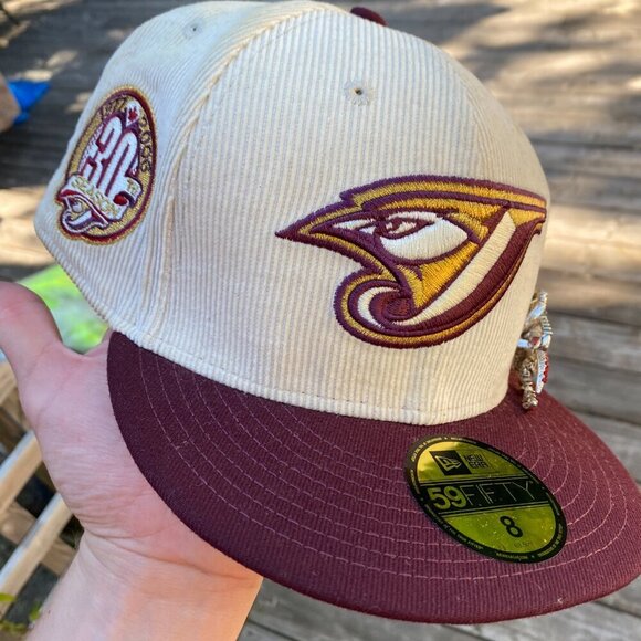 New Era MLB Toronto Blue Jays Baseball Hat Cap Snapback Corduroy - Picture 3 of 6